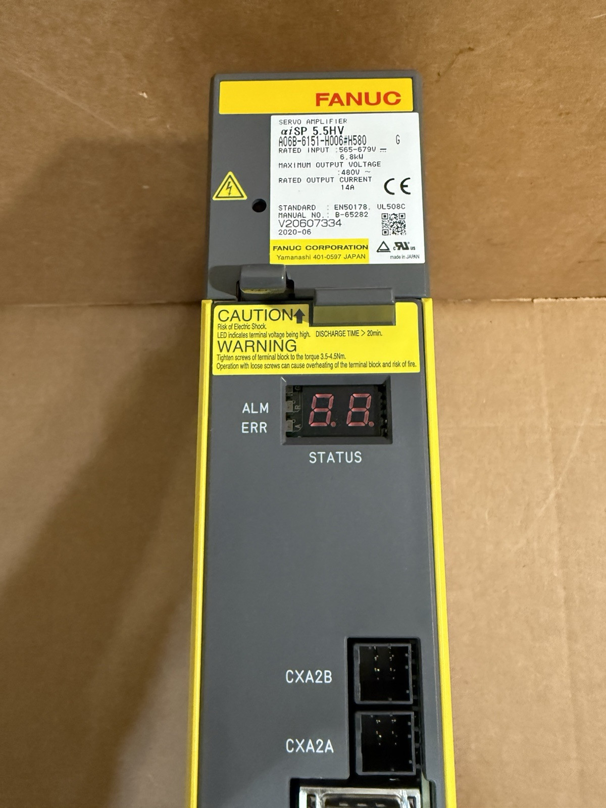 FANUC Spindle Amplifier A06B-6151-H006#H580 NDA Available Free 30 Days Return US