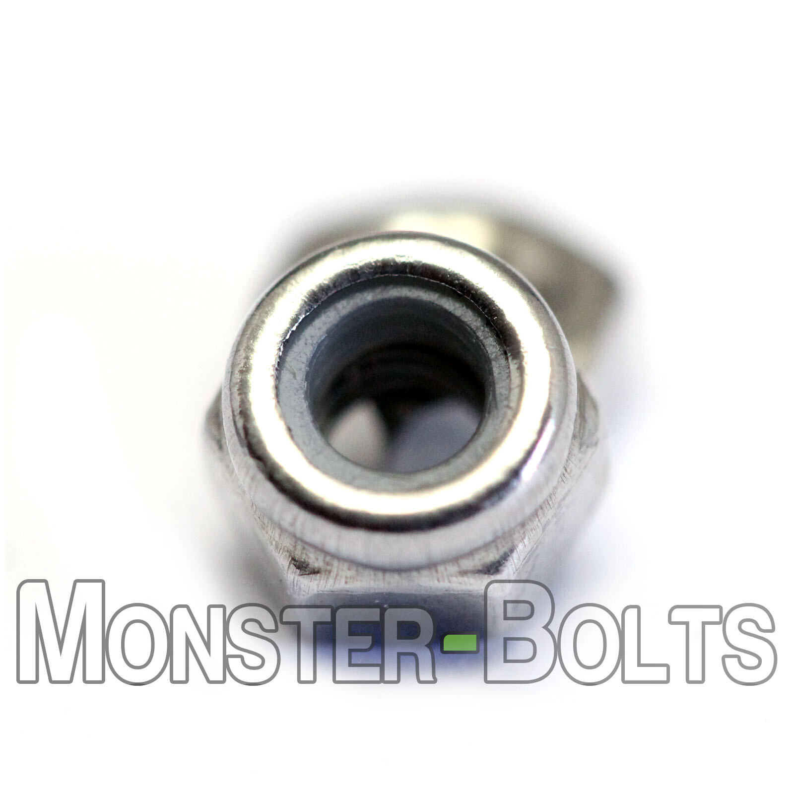 M3-0.50 Stainless Steel Nylon Insert Hex Lock Nut, Metric DIN 985 A2 / 18-8