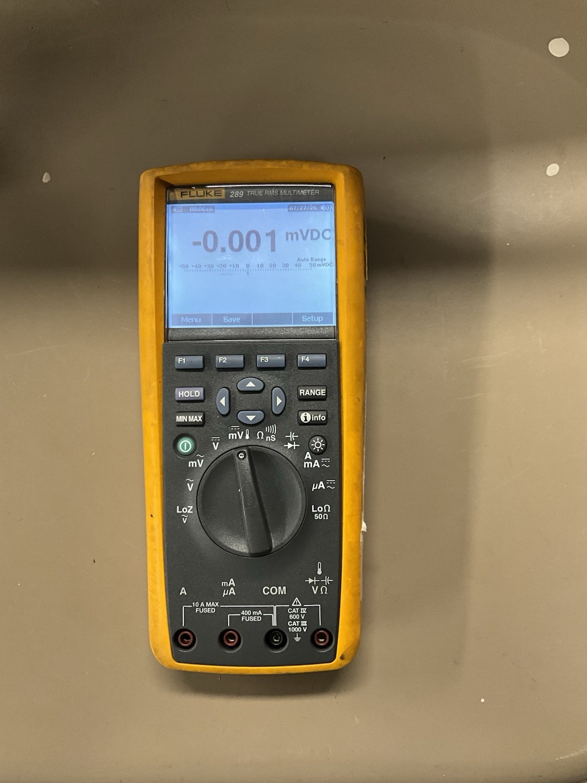 FLUKE 289 TRUE RMS MULTIMETER NO LEADS POWERS ON