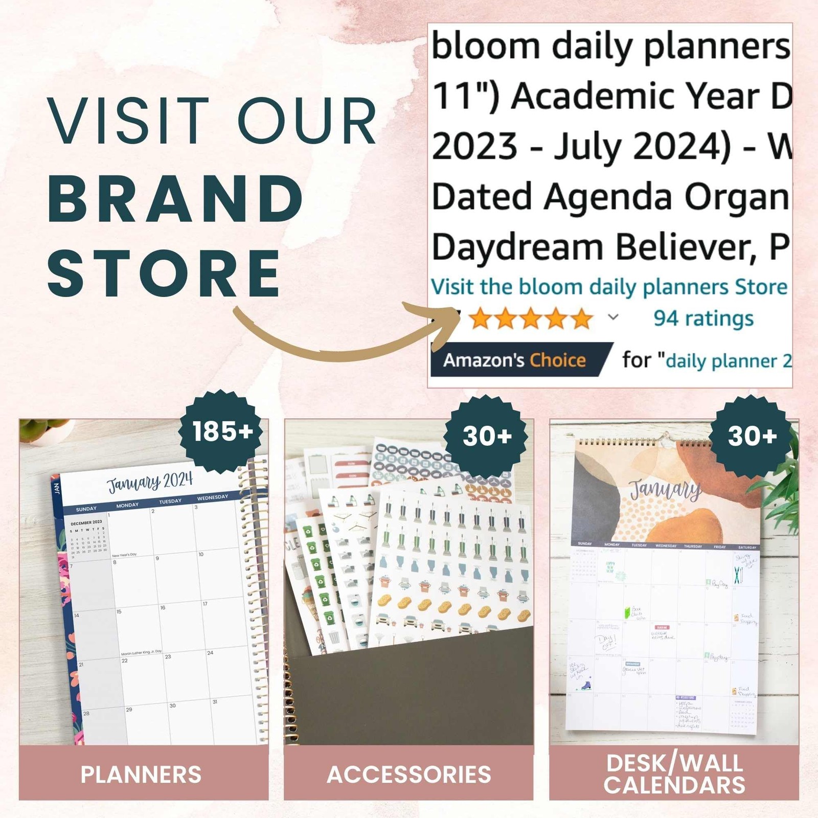 bloom daily planners Pocket Pad – To 6 inches X 9 inches, 6″ x 9″