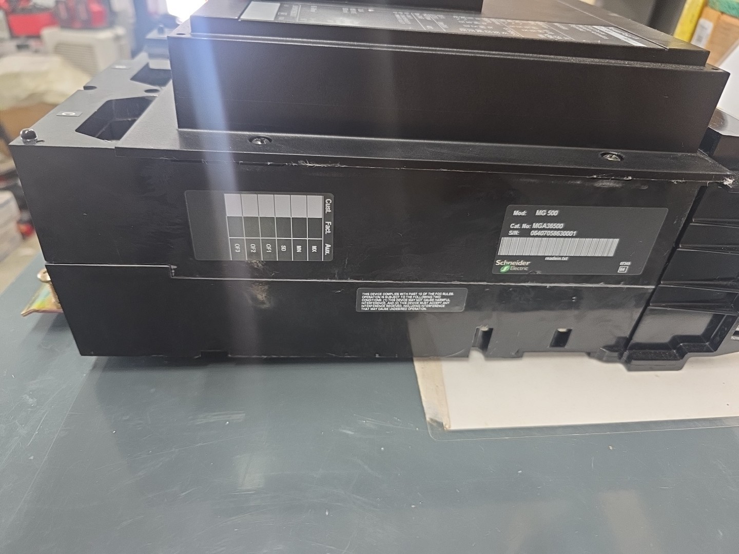 Square D MGA36500 I-Line Circuit Breaker 500A 3P 600V MGA 500 Amp 3 Pole