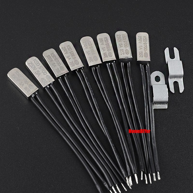 KSD9700 Metal Temperature Switch Thermostat Thermal Protectors NO/NC 40℃~150 ℃