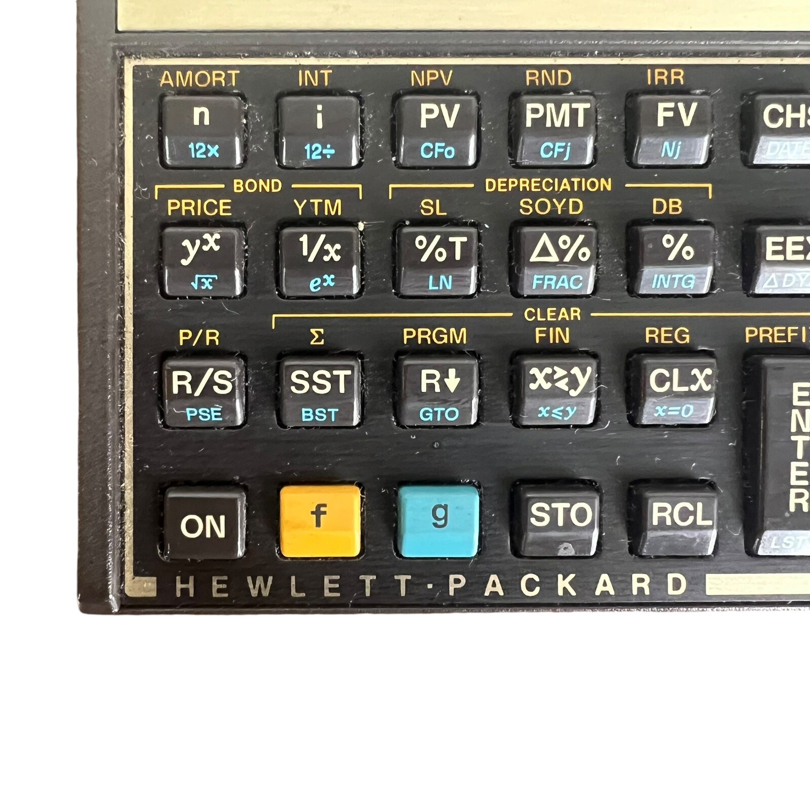 VINTAGE Hewlett Packard HP 12C Financial Calculator With Case **TESTED**