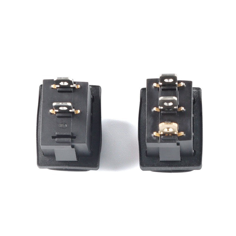 Rectangular Rocker Switch 2/3 Pin 2 Position Black Red Green Illuminated KCD1