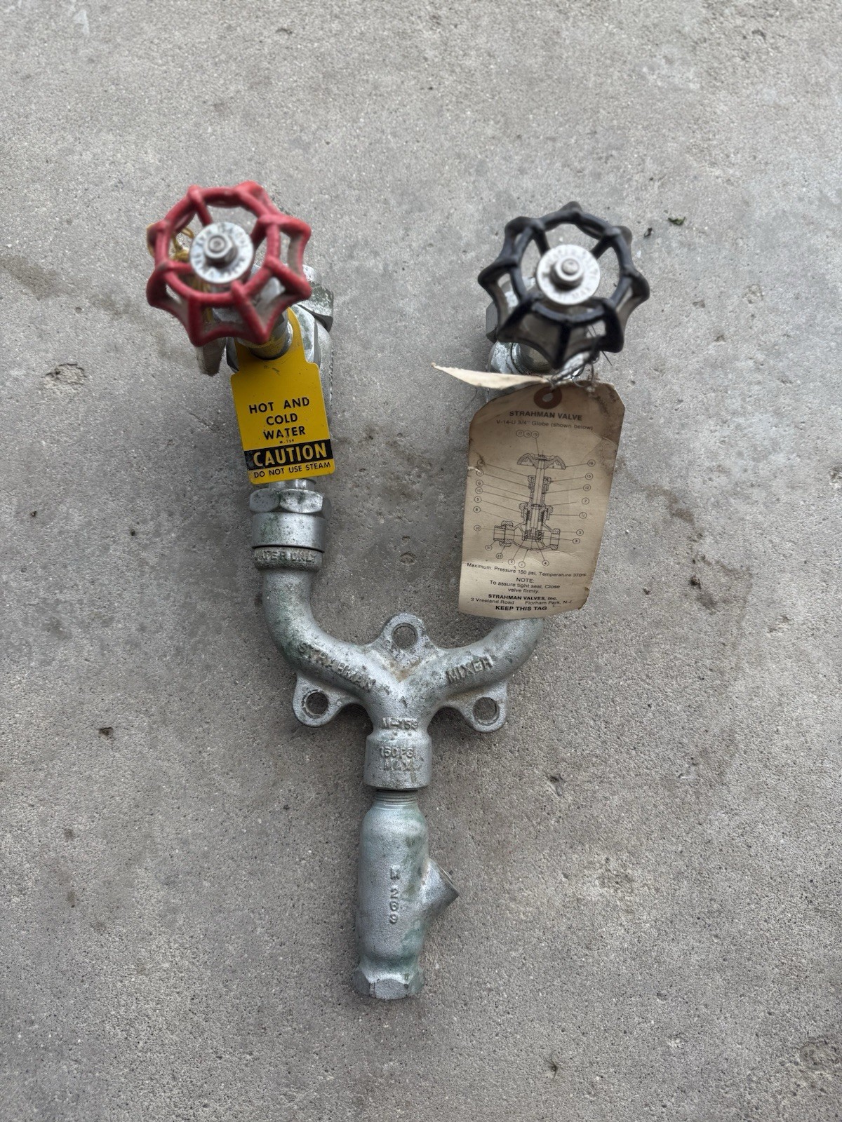 Strahman M-159 mixing valve. Wasn’t used been sitting for a while. SEND OFFERS