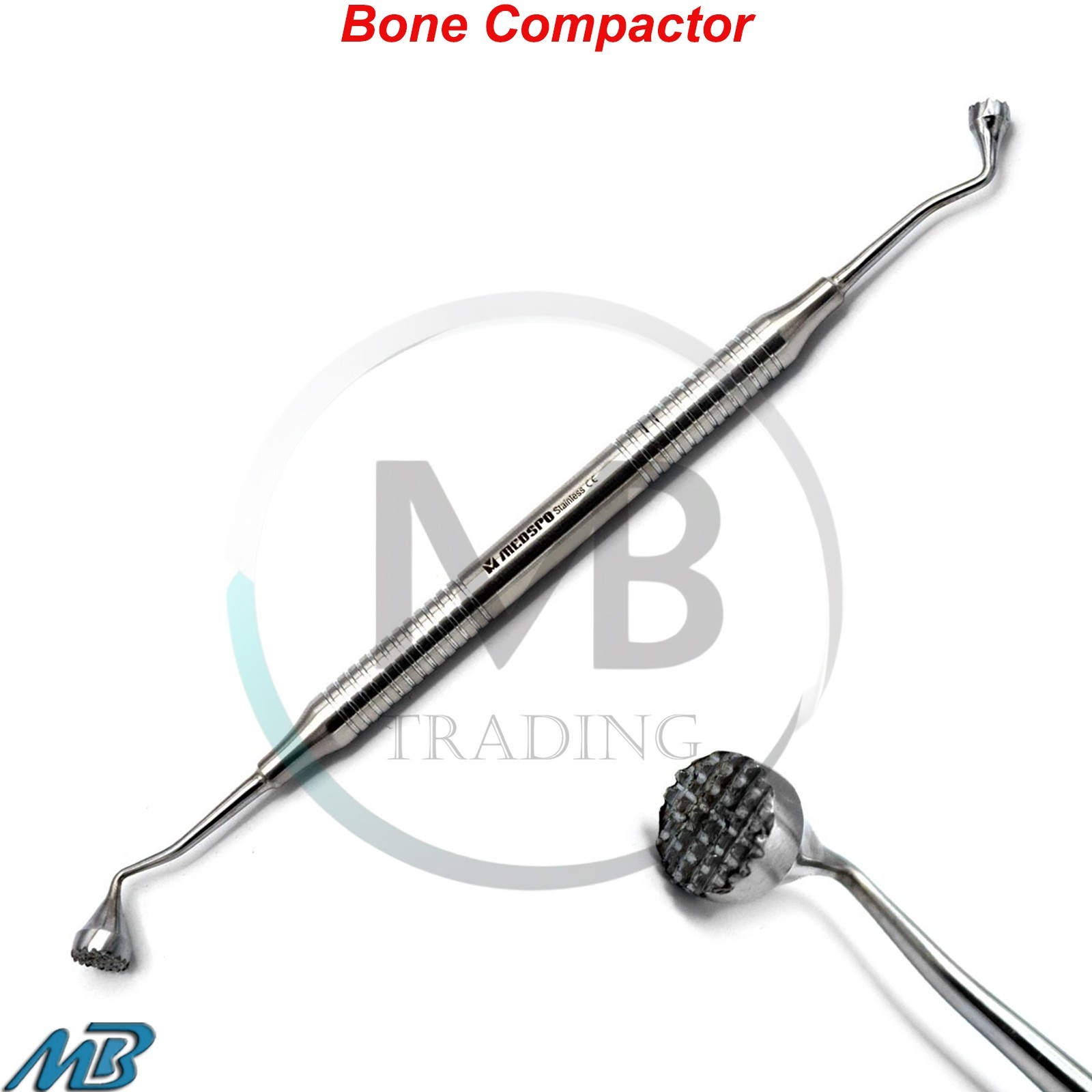 Dental Bone Grafting Bone Compactor Packer Carrier Implant Surgery Instruments