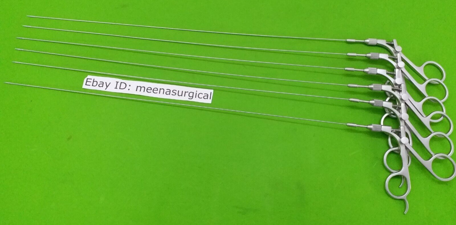 6pc Hysteroscopy Semi Regid Scissor 5FR 40cm Laparoscopic Surgical Instruments