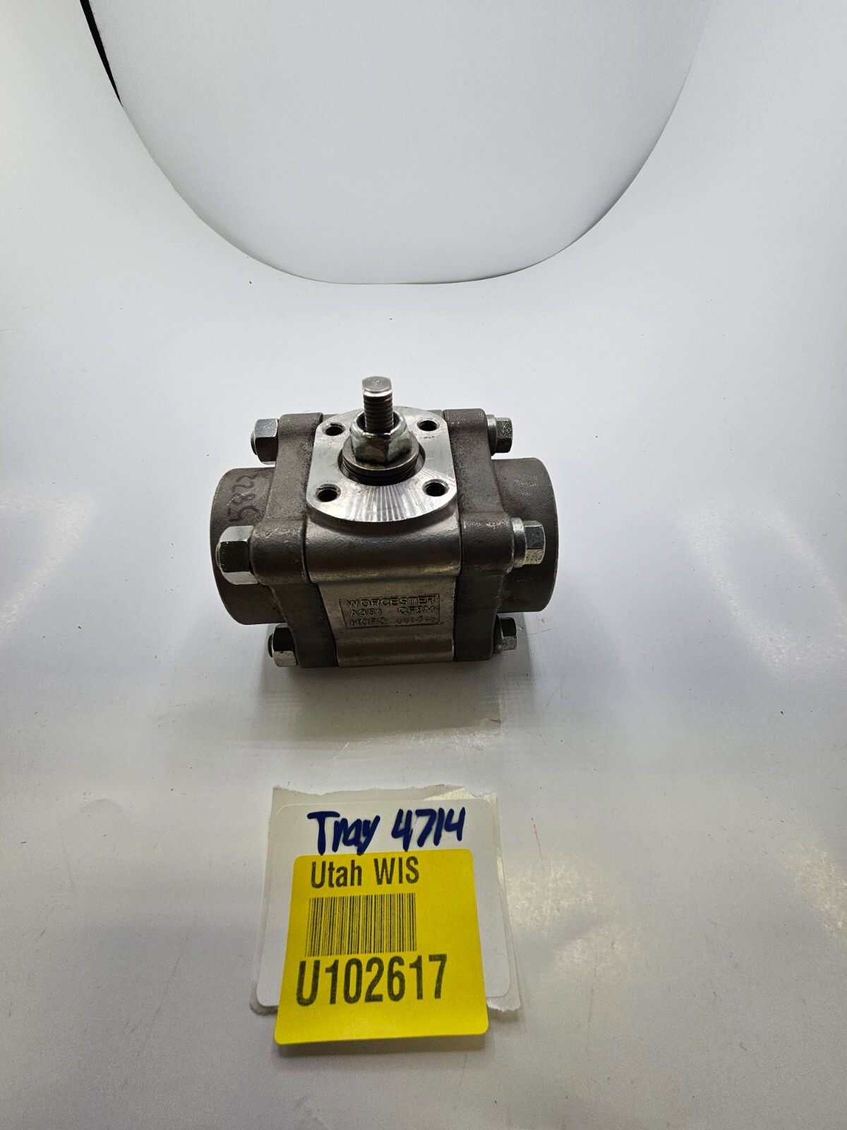 FLOWSERVE/WORCESTER A351 CF8M BALL VALVE 11/4 4466TSE R2 316 TFE CWP 1000 400°
