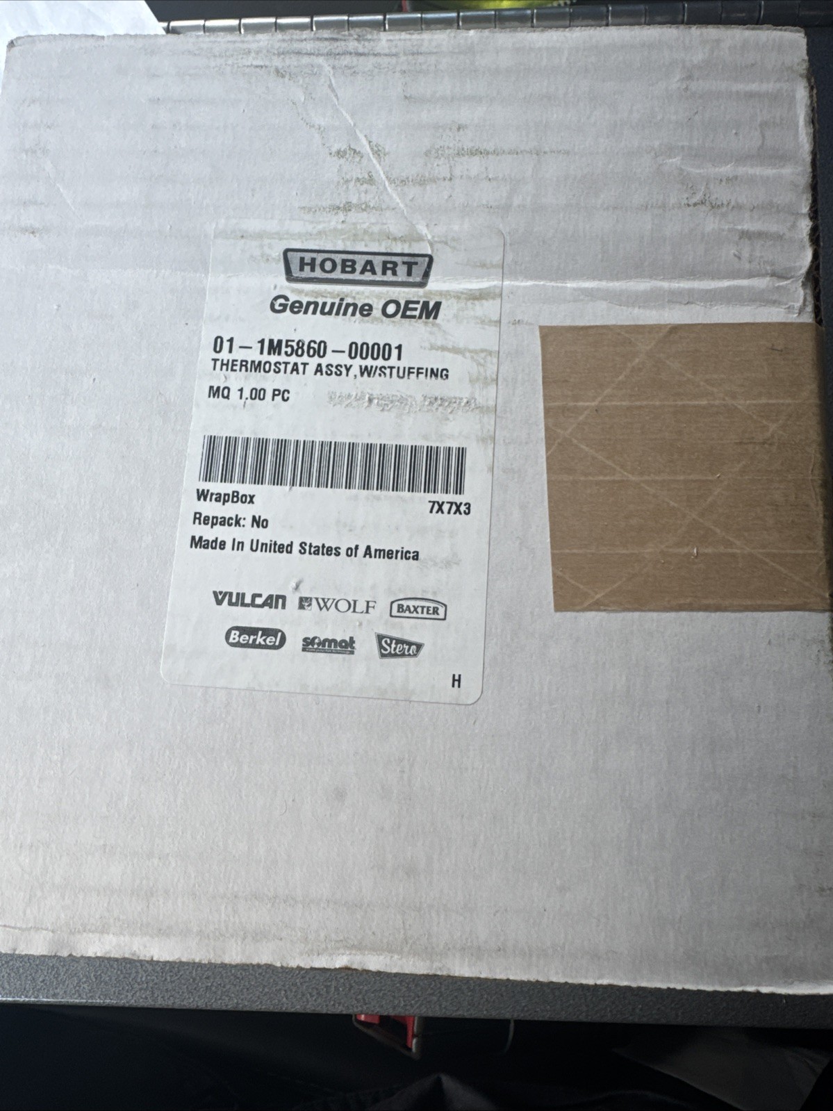 Baxter Thermostat Assembly,W/Stuffing 01-1M5860-00001 – Genuine OEM Replacement