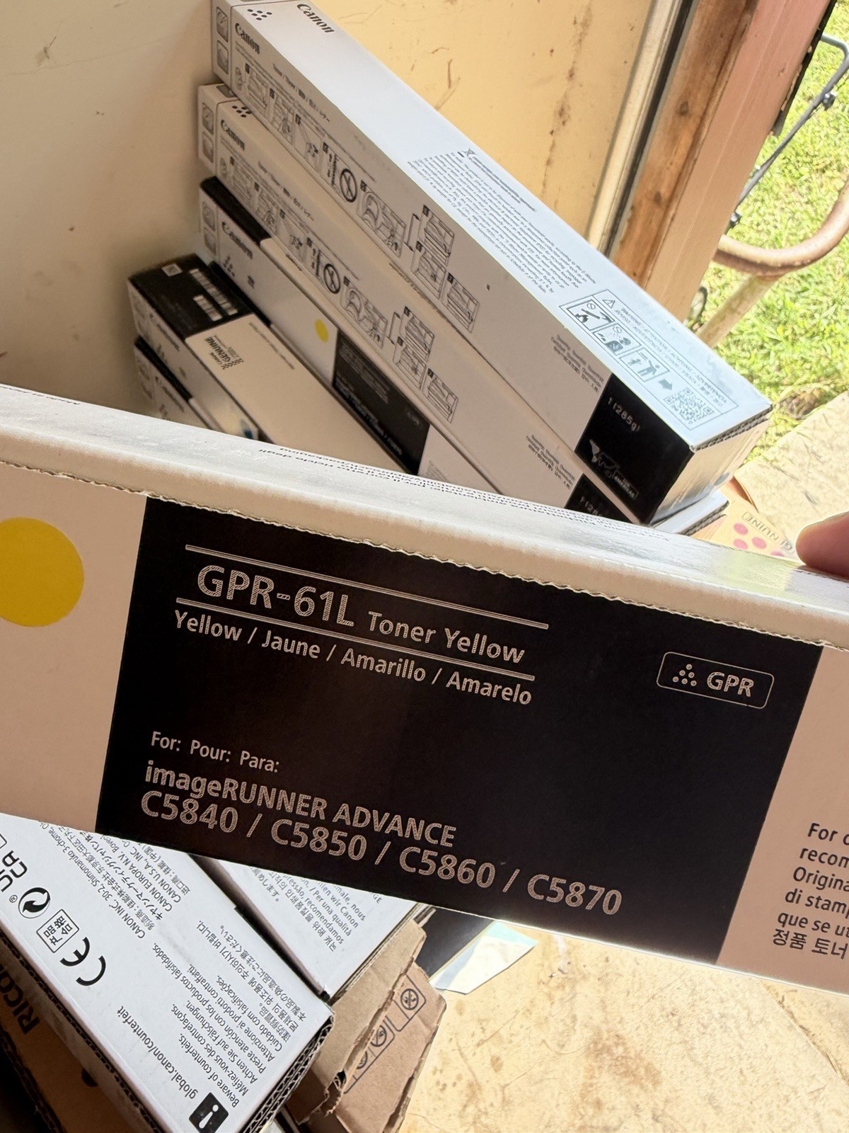 Canon Genuine GPR-61L Toner C/M/Y SET! for imageRUNNER ADVANCE C5840-C5870