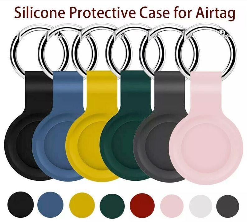 Premium Silicone Protective Case Cover Shield for Apple AirTag – 18 Colors – 2z