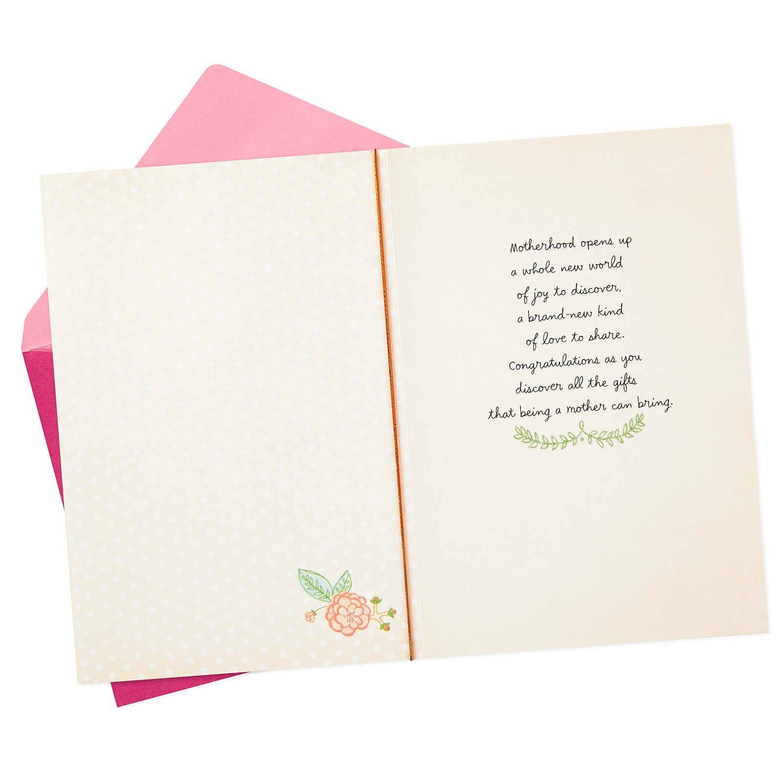 Hallmark 1st Mother’s Day Card (Joy 8.31 inches by 5.75 inches, Multicolor