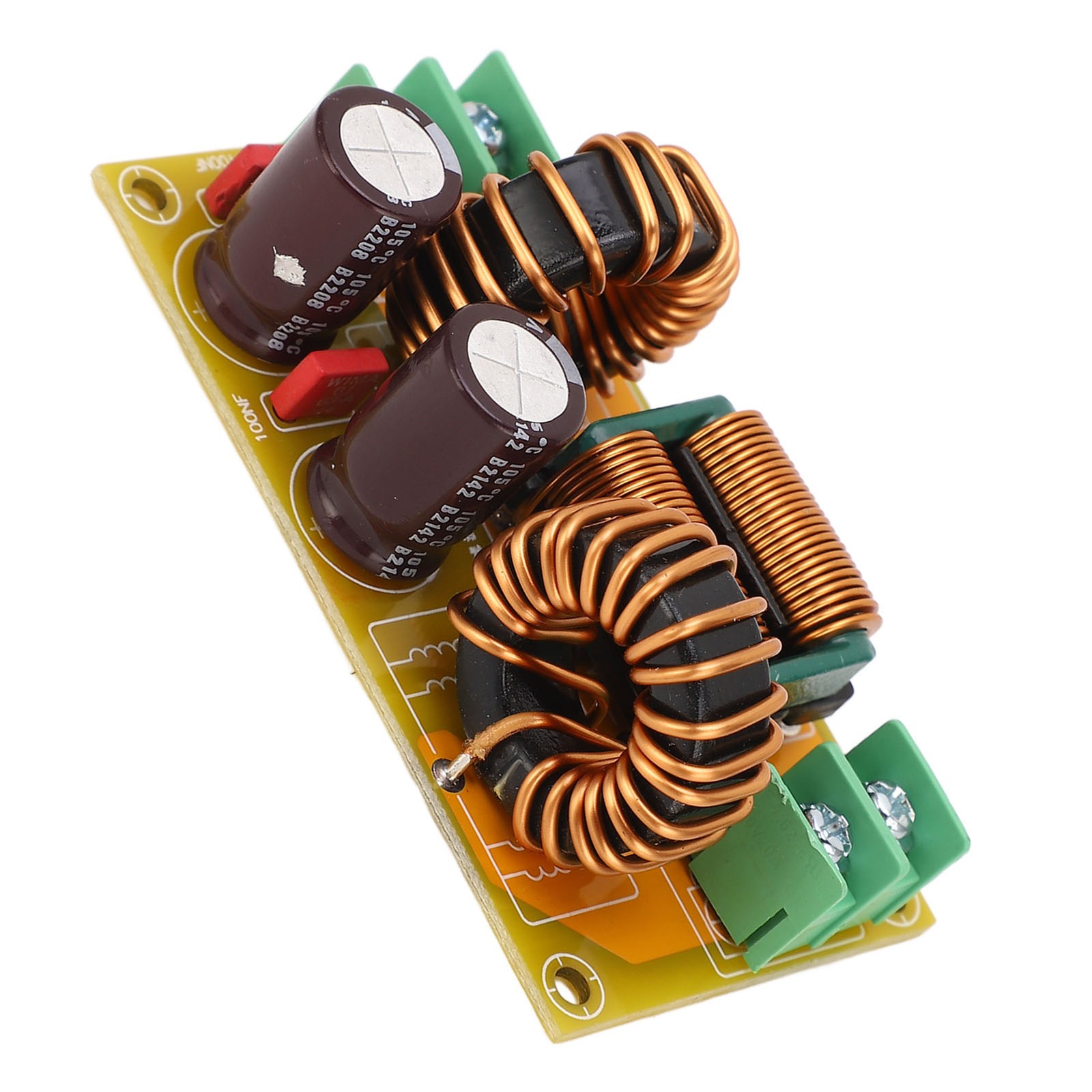 EMI Filter 20A DC Power Supply Filter Board LC Noise Suppressor Passive Fit
