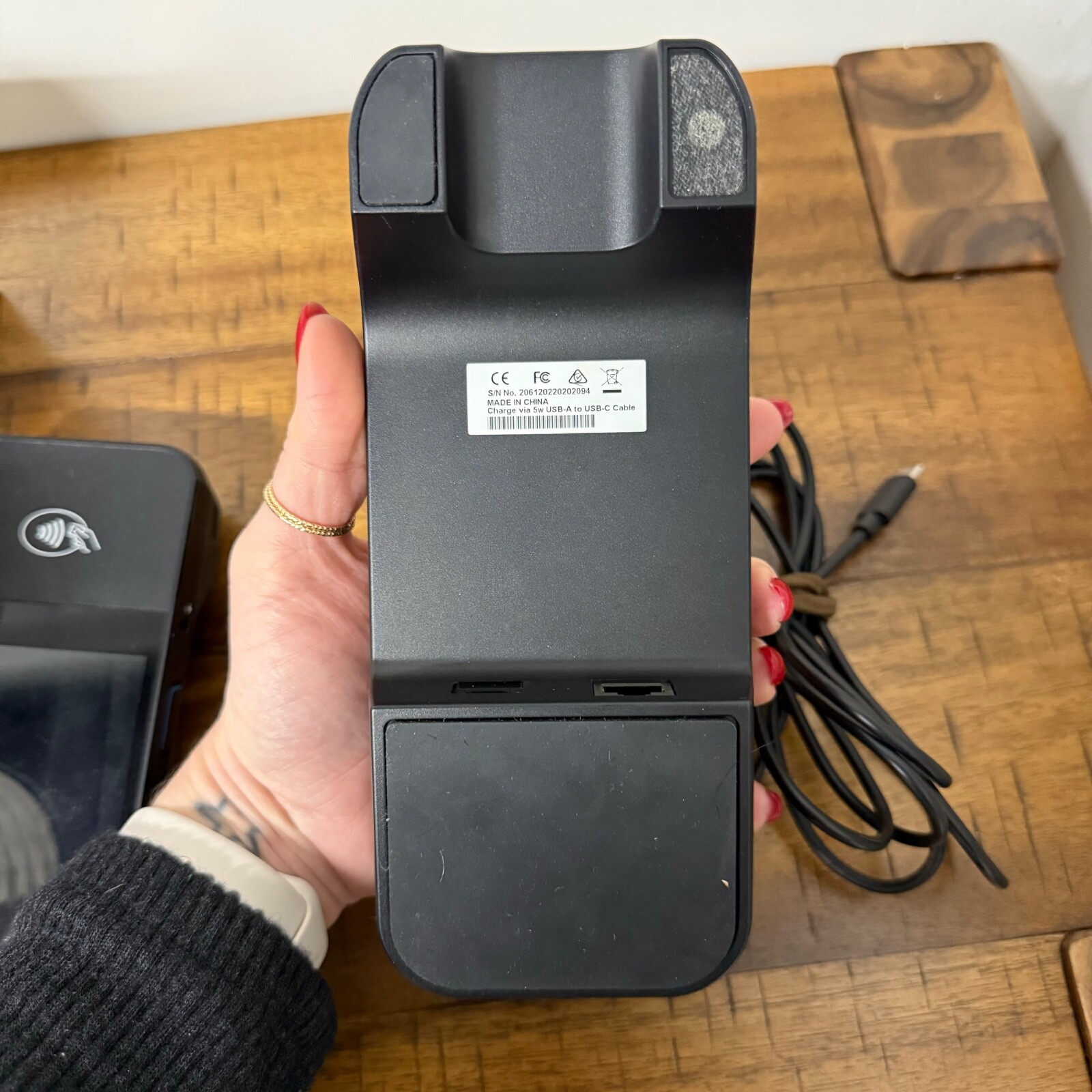 BBPOS WisePOS E reader used with Stripe