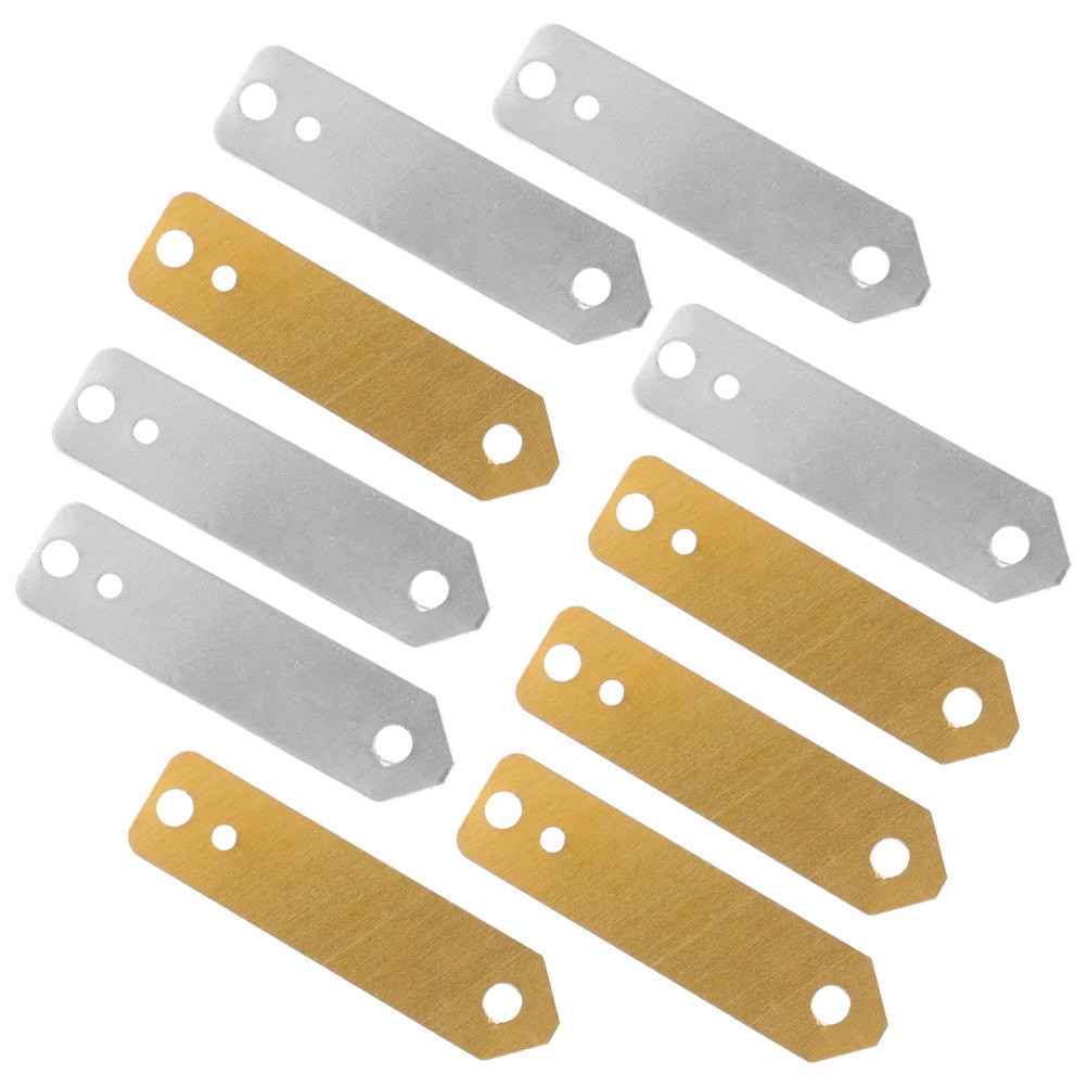 10Pcs Durable Zinc and Copper Anode Sheets for Fruit Battery Science Experiments