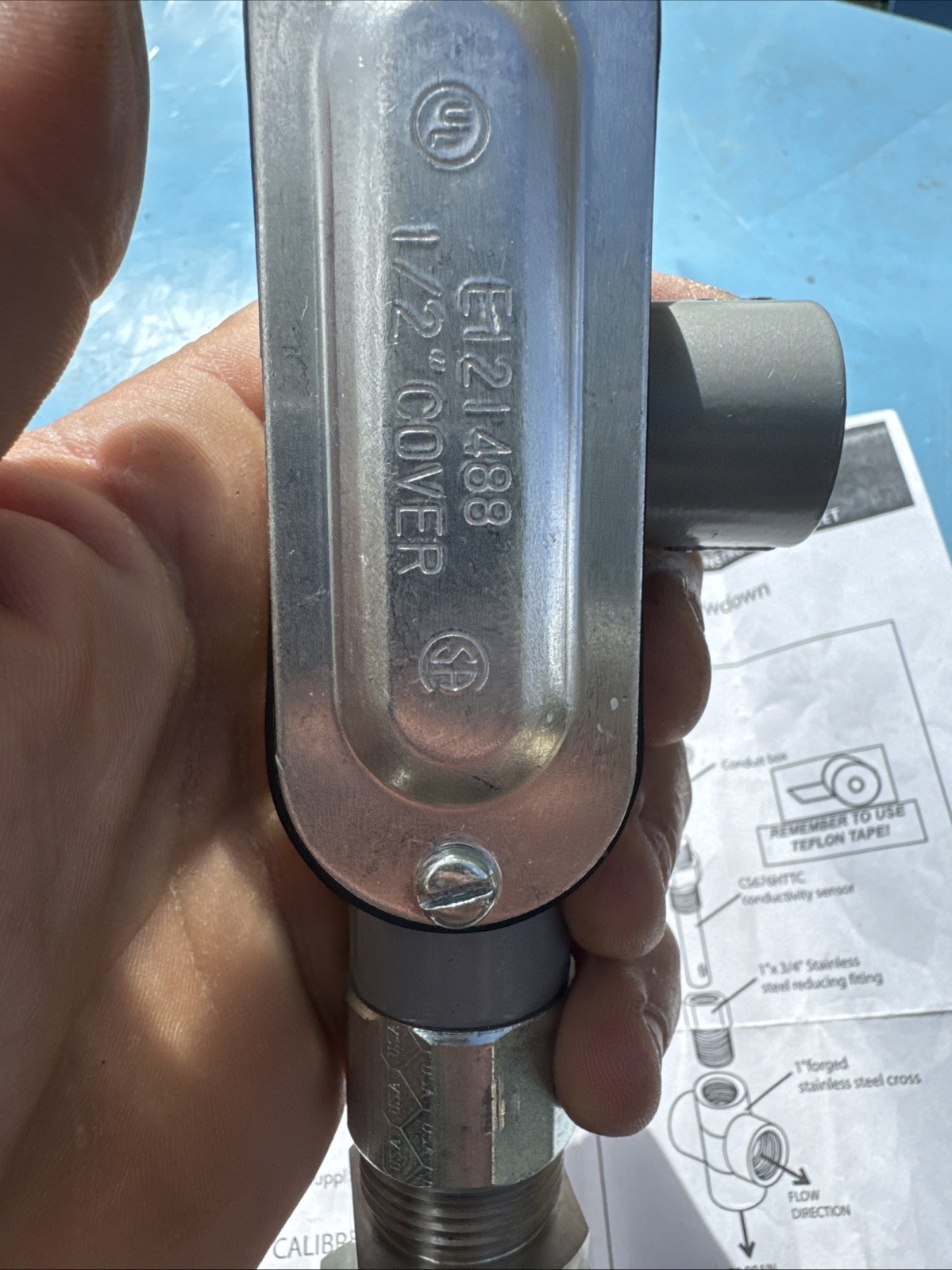 Sensorex Cs676httc -k=0.1/p1k Cs676 Conductivity Sensor