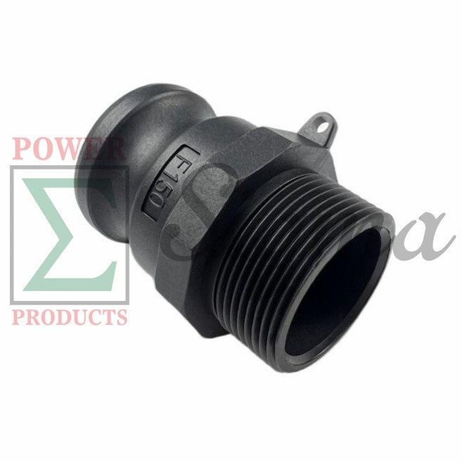 1-1/2″ 1.5″ IN PP TypeF Camlock Coupling Groove Hose Fitting Adapter x Male NPT