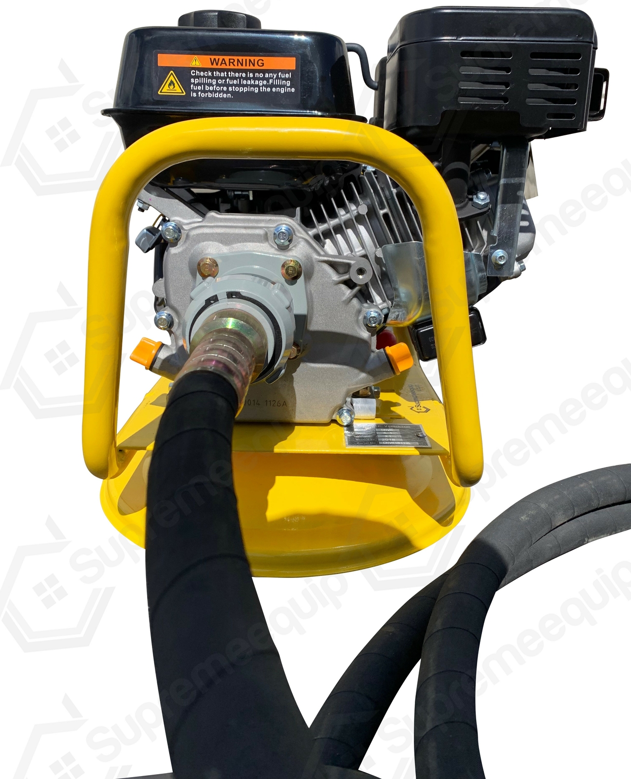 6.5HP Gas Power Concrete Vibrator 1.5 Inch x 18 Foot Flexible Vibrate Poker