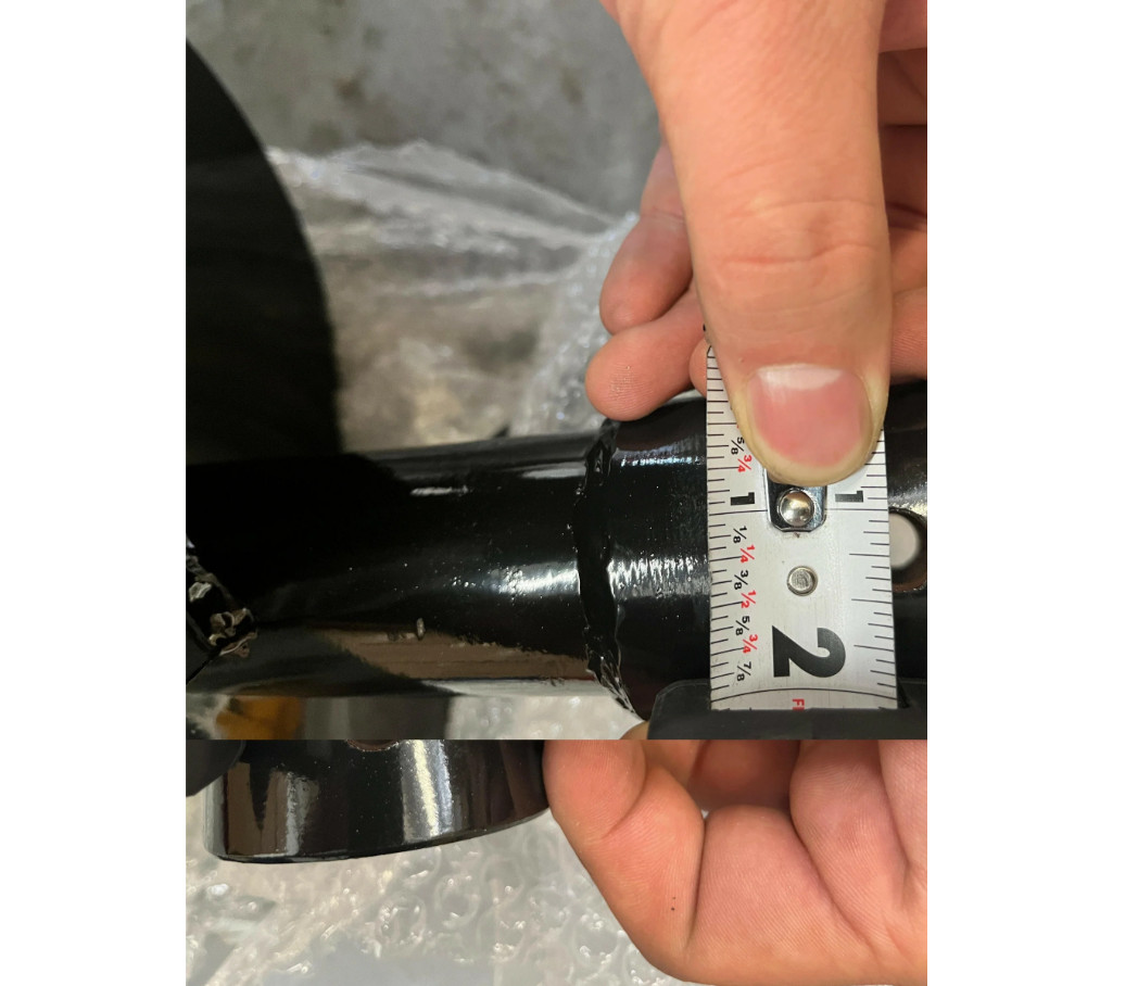 Agrotk Auger Post Hole Drill Bit Attachment 300mm Diameter For Mini Excavator