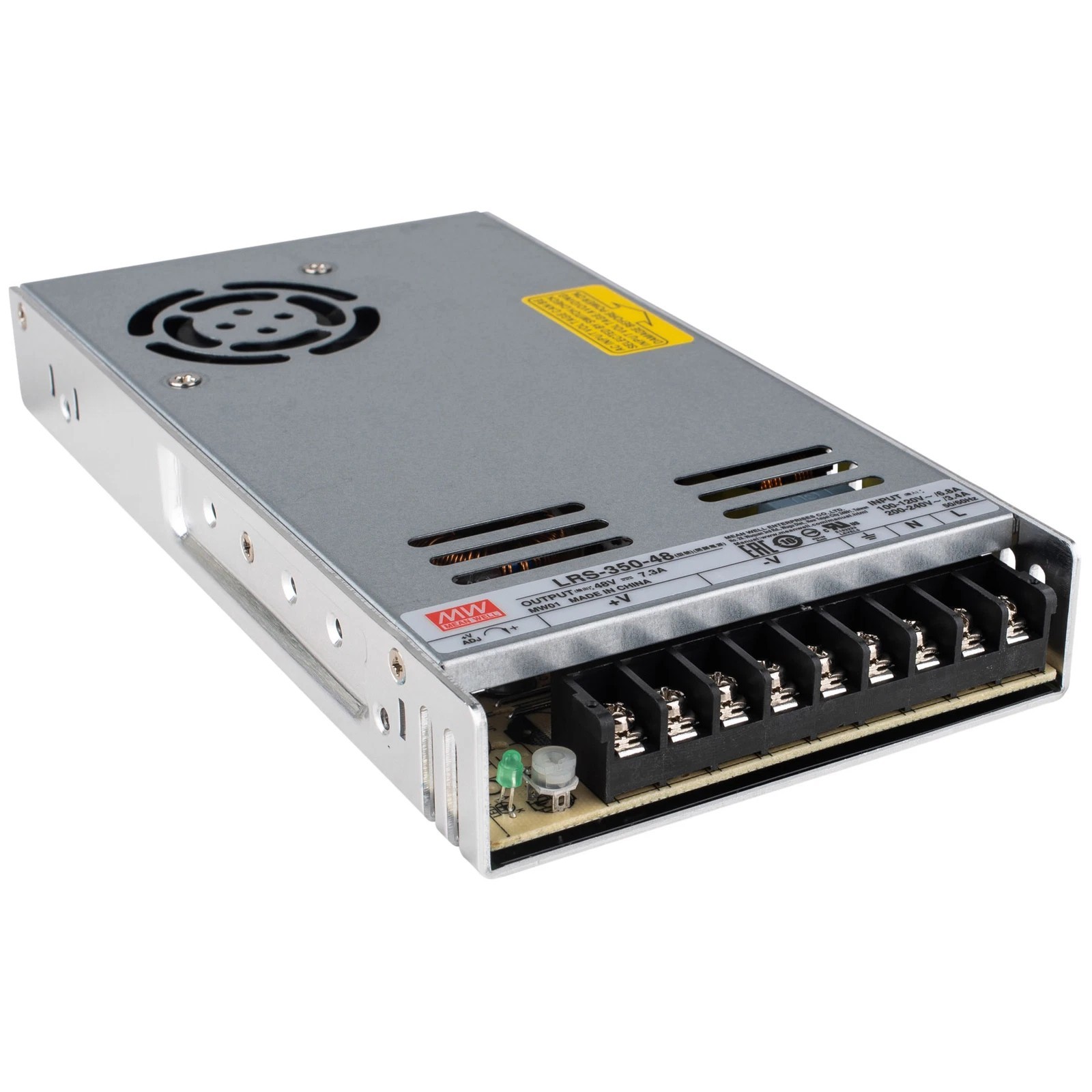 Mean Well LRS-350-48 350.4W 48V 7.3A Single Output Switchable Power Supply