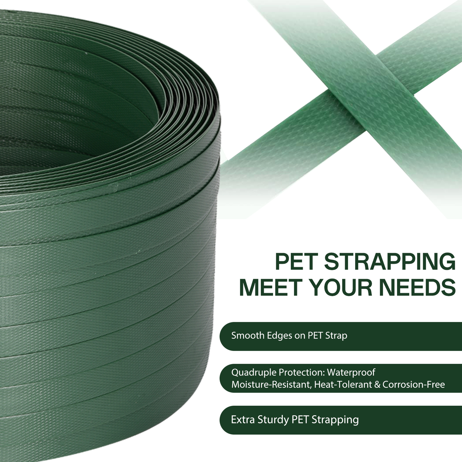 2000ft Banding Strapping Kit Pallet Packaging Strapping Tool PET Tensioning Tool