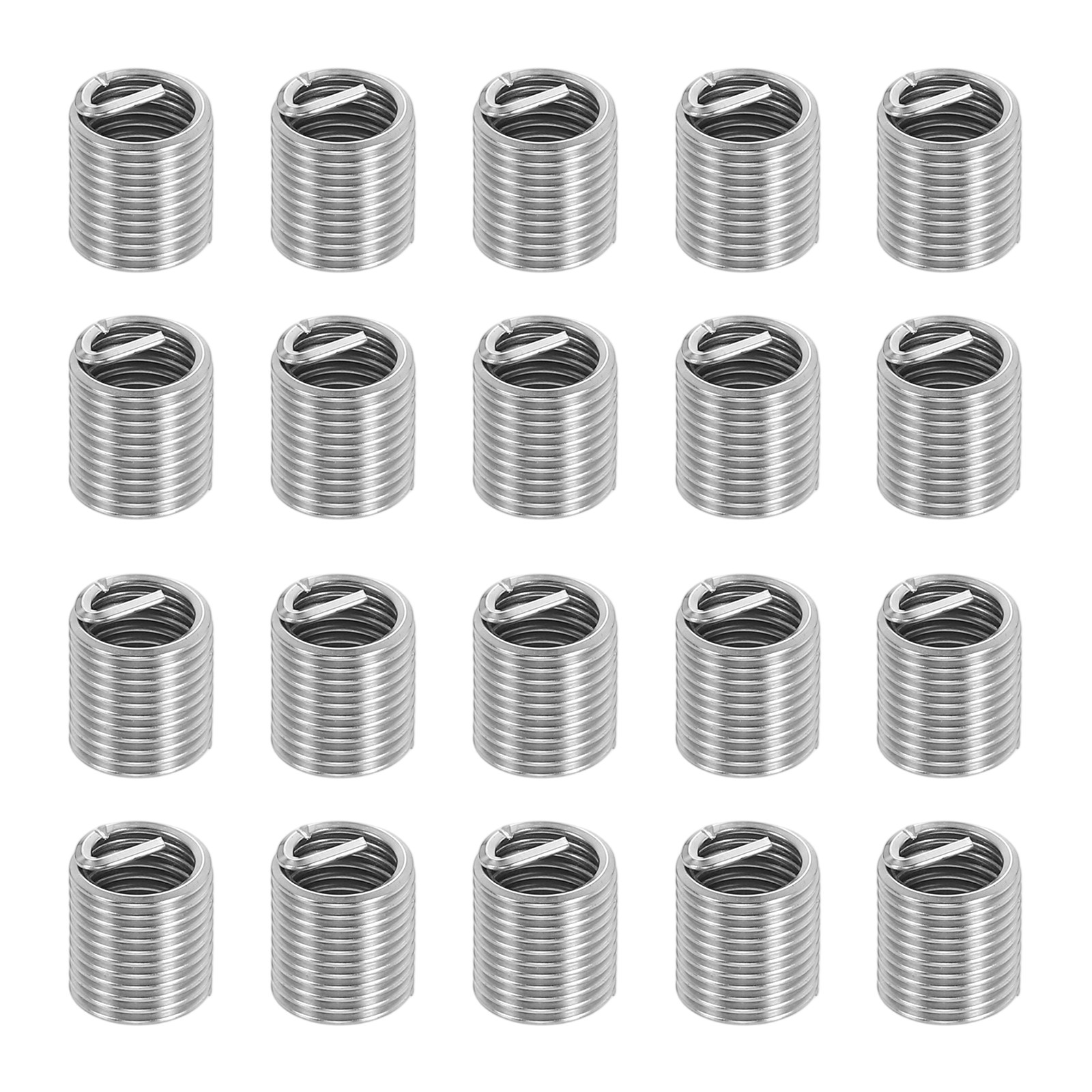 20pcs Wire Thread Inserts 1/4-28 UNF 2D 12.8mm Helical Threaded Sleeve