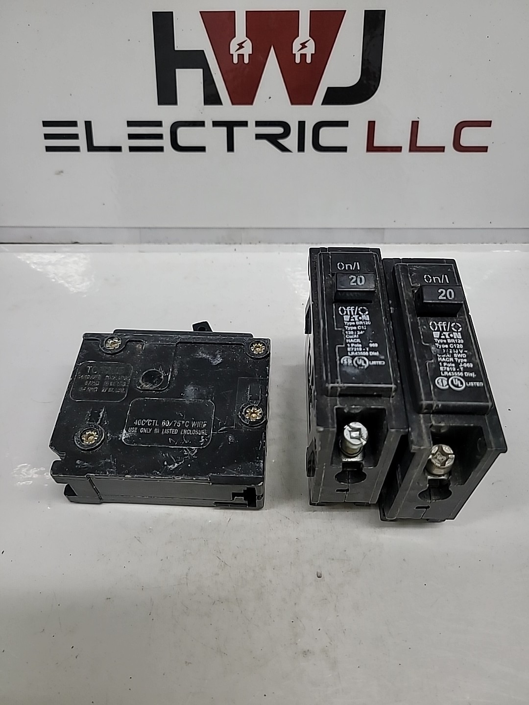 Eaton BR120 20 Amp I Pole Circuit Breaker Challenger Cutler-Hammer C120