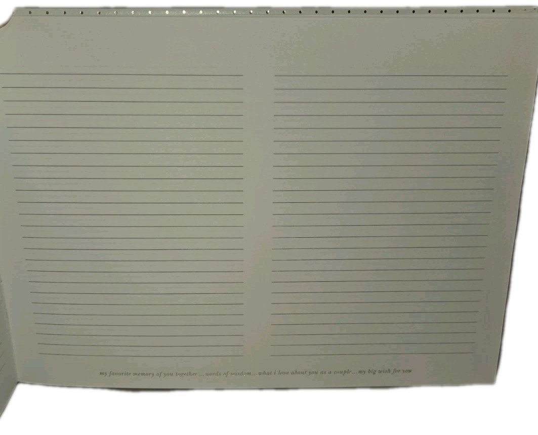 Kate Spade Wedding Guest Book Bridal Lined Pages Note Cards Envelopes Seals