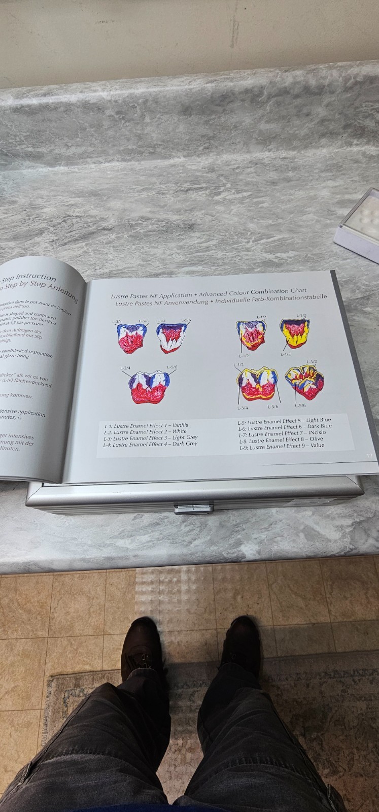 GC initial lustre pastes set