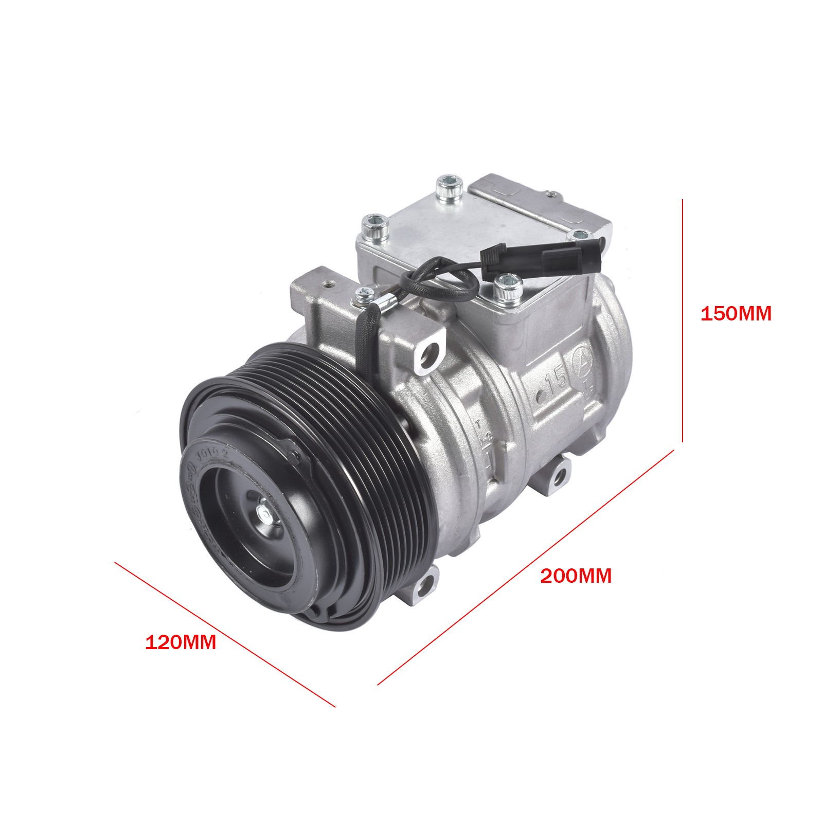 A/C AC Compressor Replacement for John Deere Tractor 6100 6120 6200 6210 6220