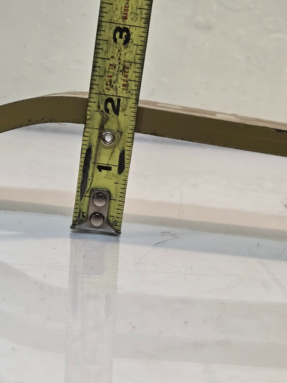 Land Pride Box Scraper Hitch Top Rear Brace 303-121D | 34″ Long 2″ Wide