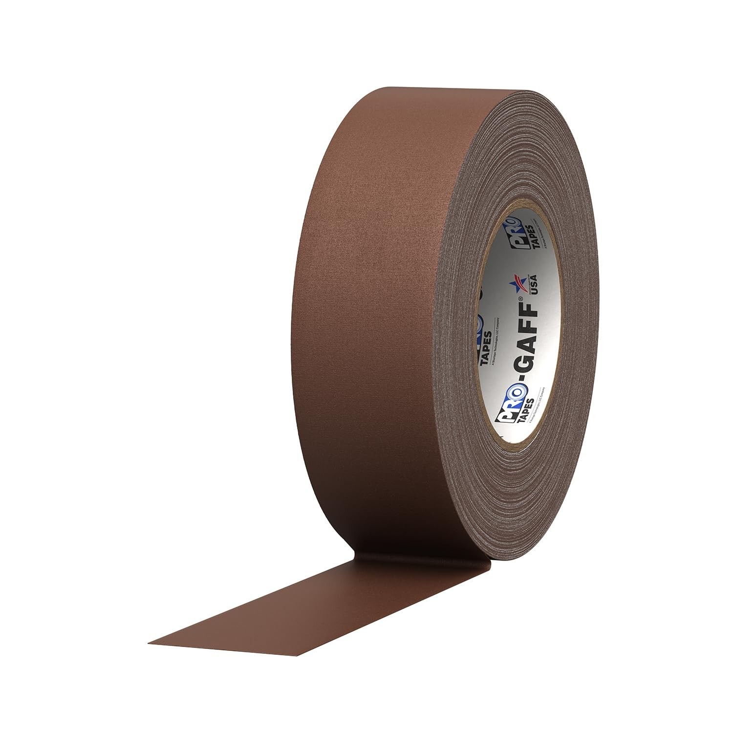Premium Matte Gaffer’s Tape, 2″ x 55 yds, Rubber Adhesive, 11 mil Thick, Brown