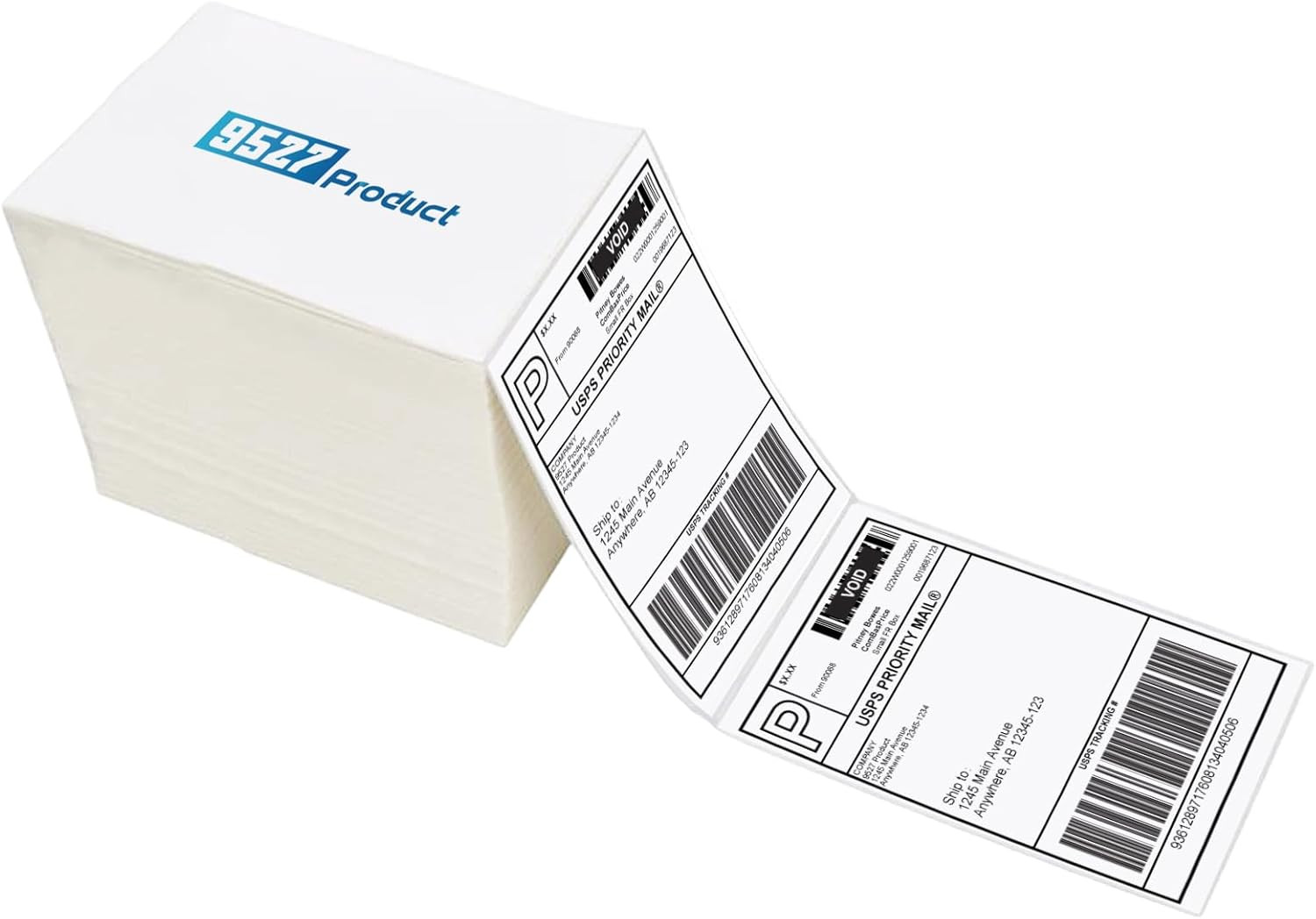 Fanfold 4 X 6 Direct Thermal Labels White Perforated Shipping Labels, 1000 La…
