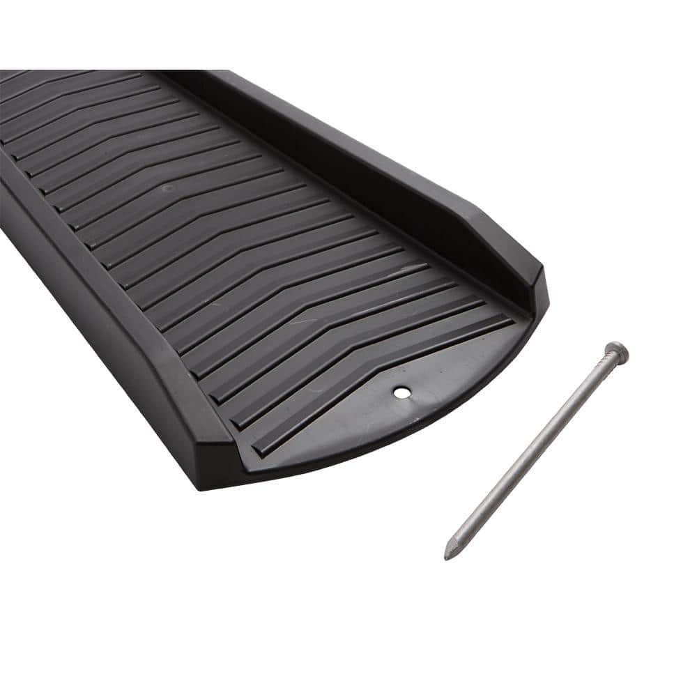 Amerimax 2 in. H X 11 in. W X 24 in. L Black Vinyl Splash Block