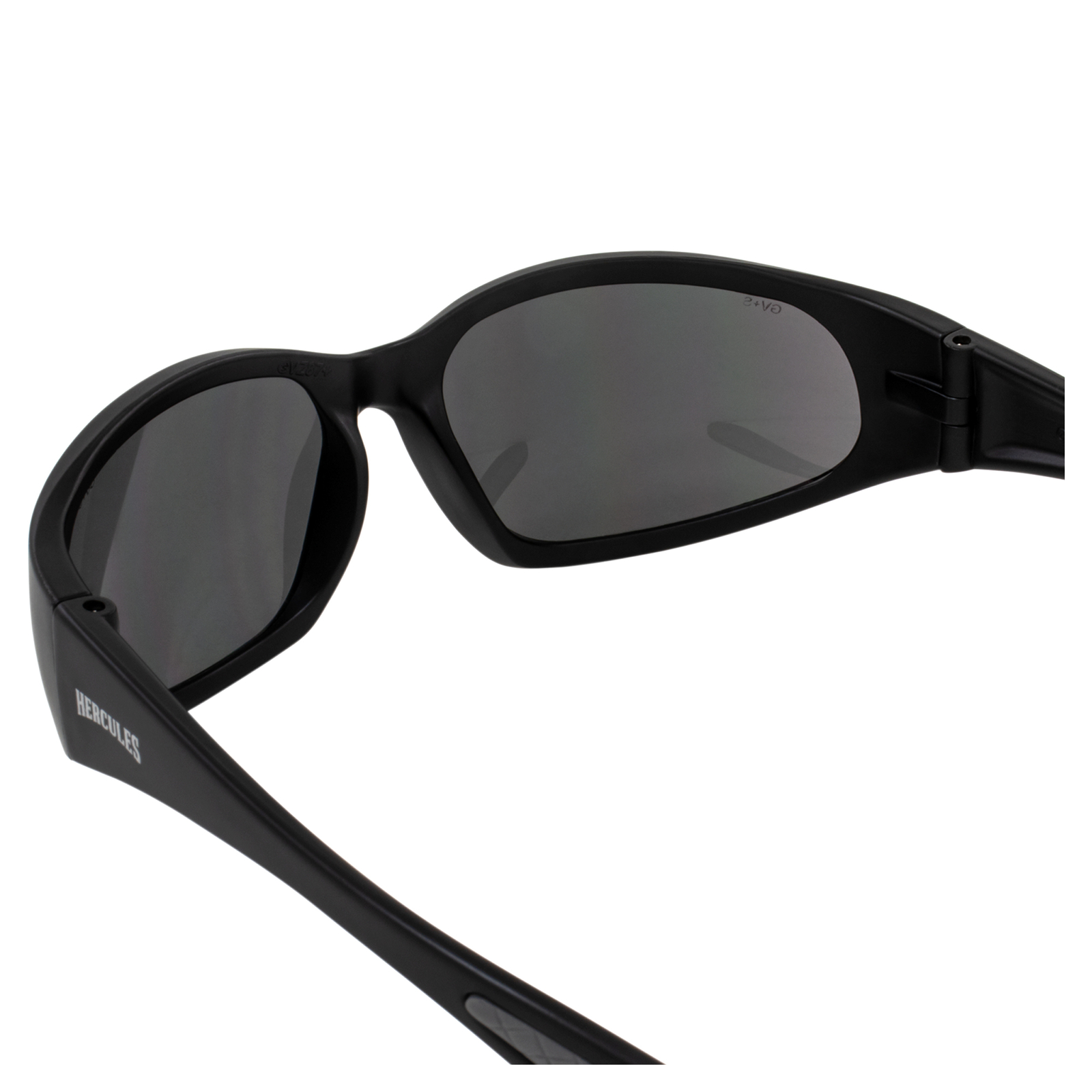 2 Pairs Global Vision Hercules 1 Jr Sunglasses for Men Black w/Clear Smoke Lens