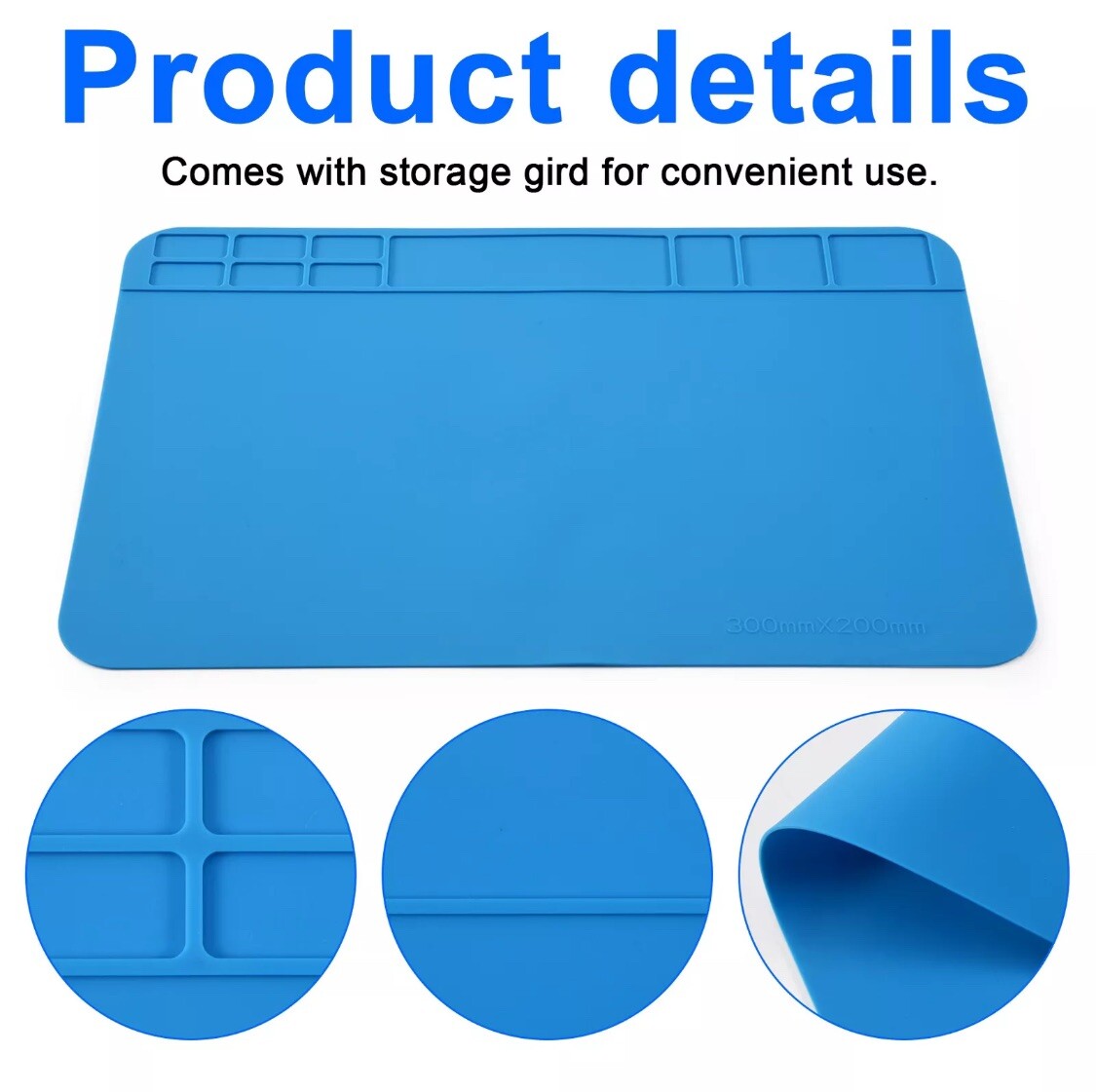 Silicone Watch Repair Mat Scratch Free Handling Watchmaker Jeweler Non Magnetic