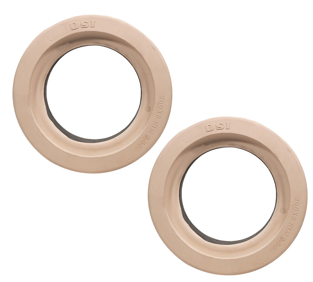 2Pcs SkyJack 112604 Non-Marking Scissor Lift Tire 200×8, Compatible w/3015, 3215