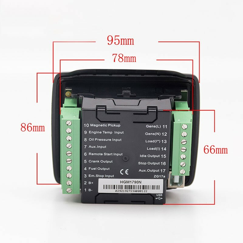 For SmartGen HGM1790N Genset Controller Generator Controller Auto Start Module