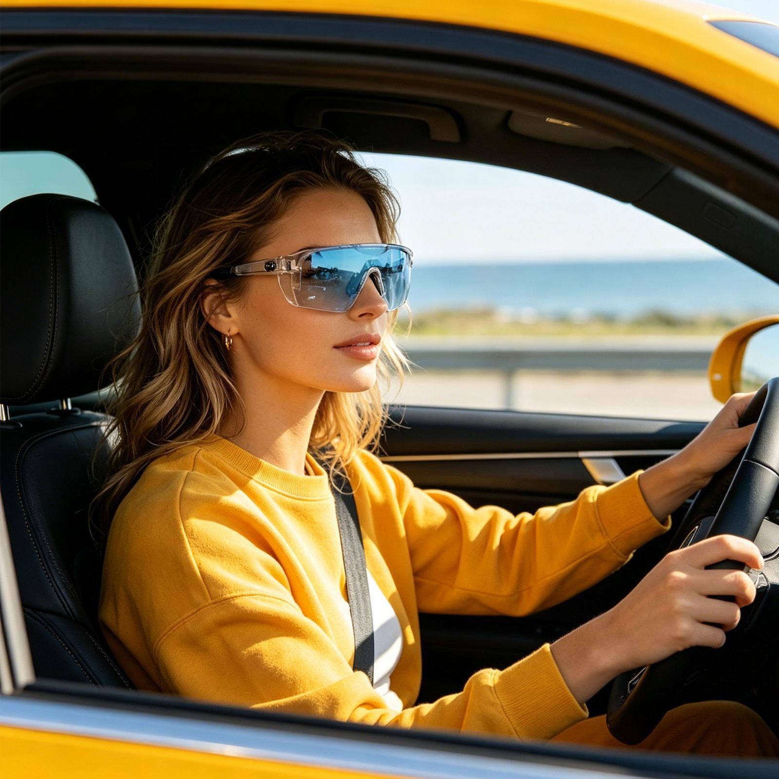UV400 Photochromic Polarized Safety Glasses – Impact Resistant Sunglasses