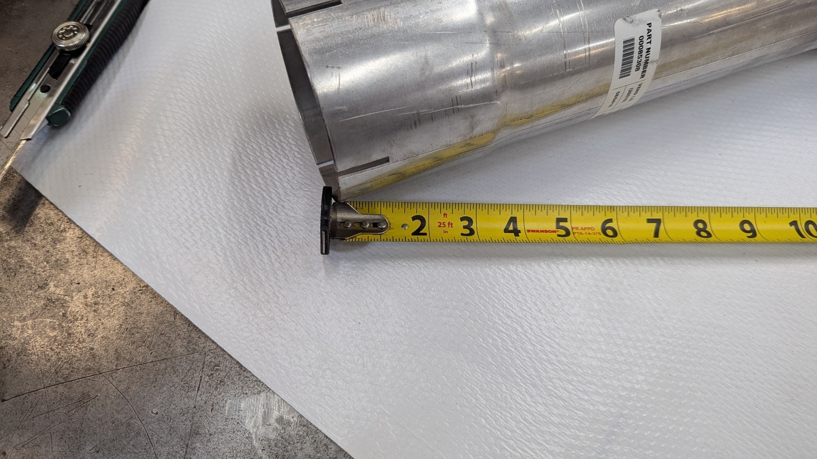 00085308 Bluebird Bus Exhaust Pipe 4 in OD & ID New