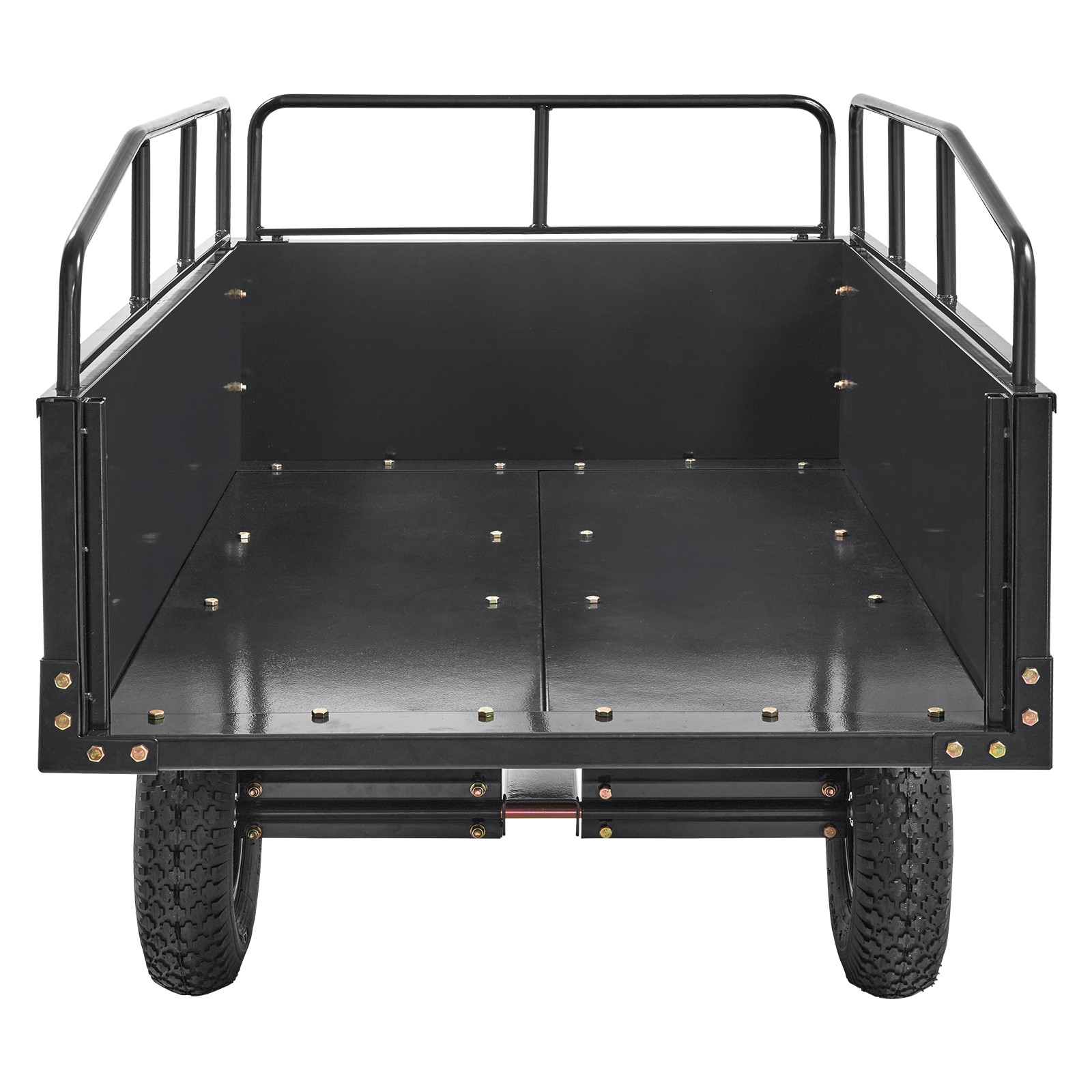 VEVOR Dump Trailer Tow Behind Dump Cart 750 lbs 12 Cu. Ft. Steel Construction
