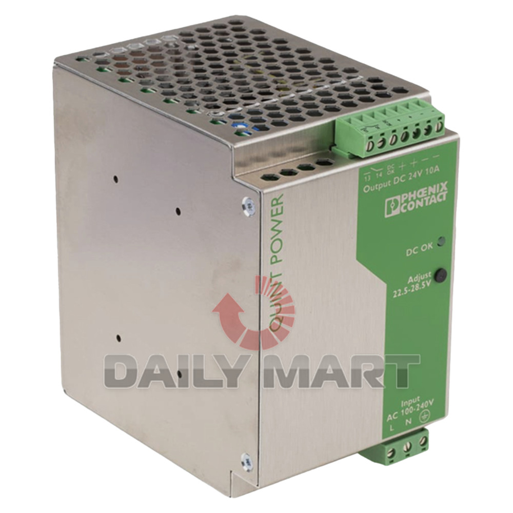New In Box PHOENIX CONTACT QUINT-PS100240AC24DC10 2938604 Switching Power Supply