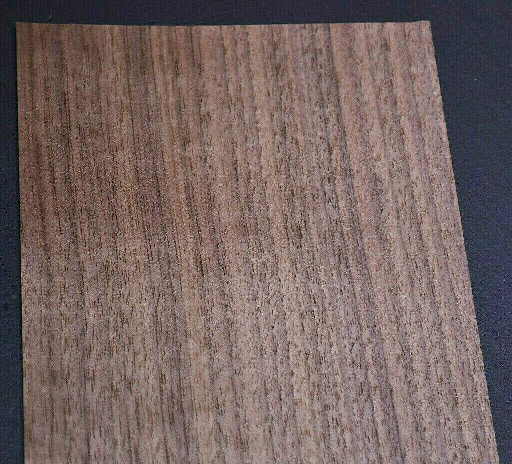 Walnut Raw Wood Veneer Sheet 4.5 x 61 inches 1/42nd thick 7628-22