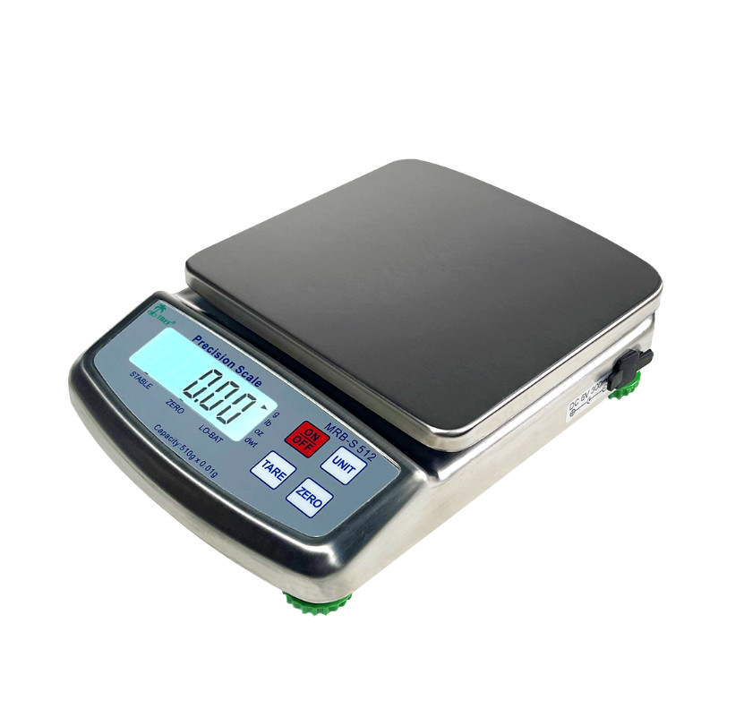 Tree MRB-S-512 Portable Stainless Bench Scale Balance 510g x 0.01 Gram w/ AC