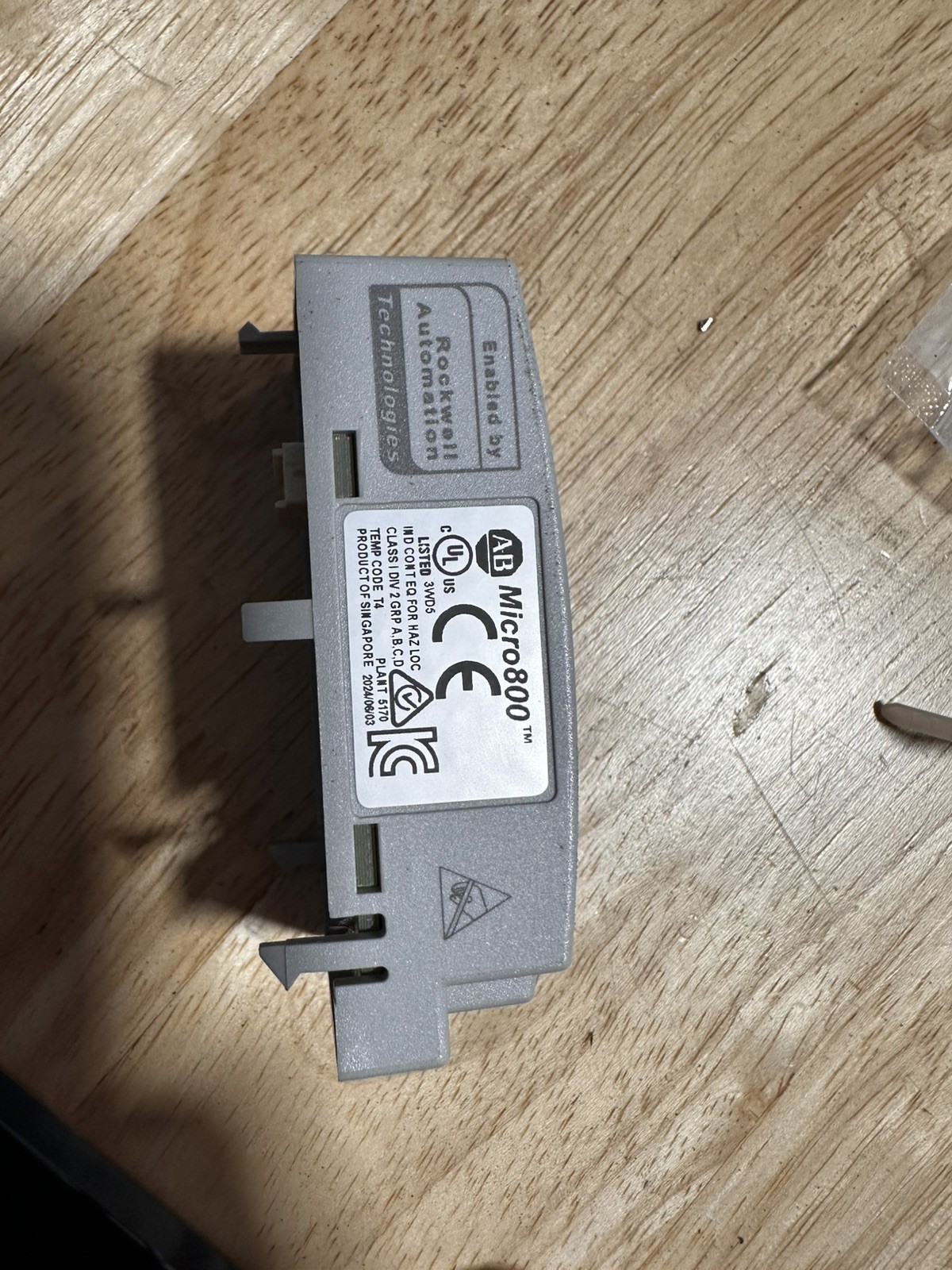 Allen-Bradley 2080-MEMBAK-RTC Micro800 Memory Module 4MB RTC Plug-In