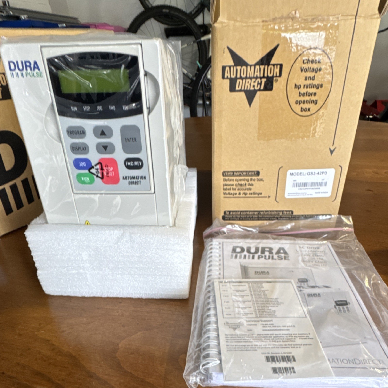 AutomationDirect Dura Pulse GS3-42P0 Variable Frequency Drive GS3-42P0