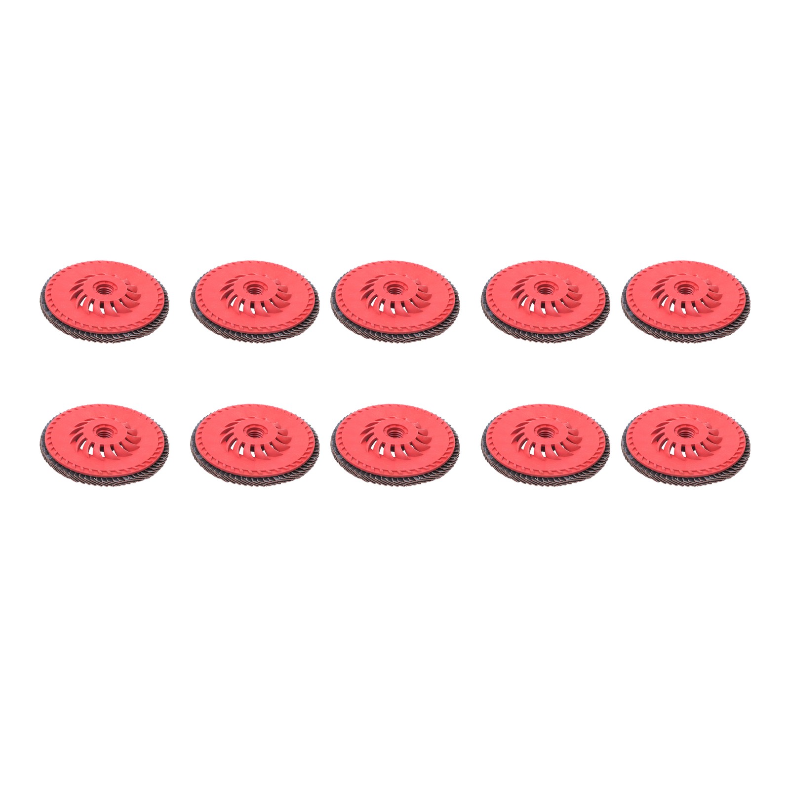 10 Pack 40/60/80/120 Grits 4-1/2″ Flap Sanding Disc Hundred Impeller