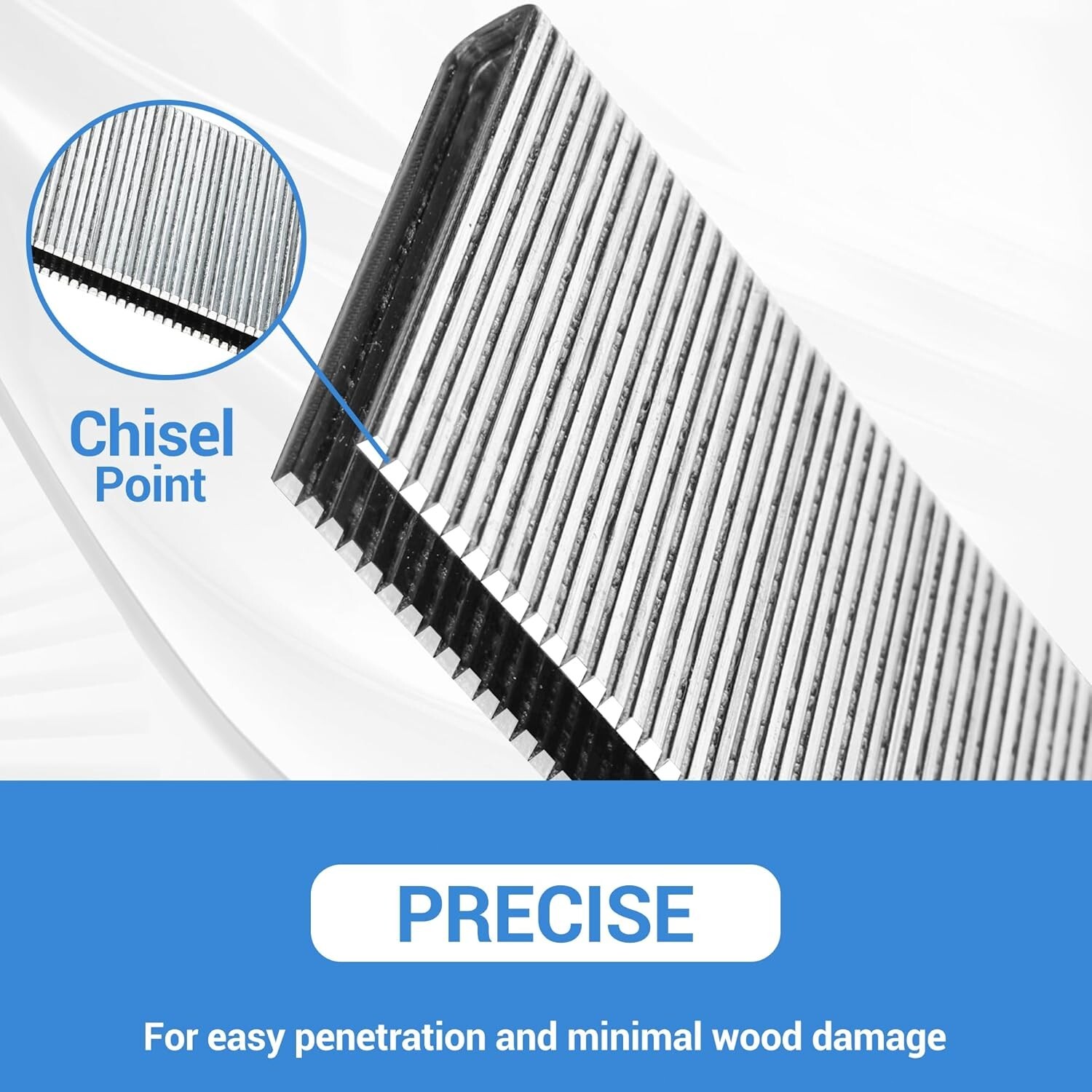 meite 18 Gauge 1/4″ Narrow Crown Staples 1/2″ to 1-1/2″ Length Heavy Duty Staple