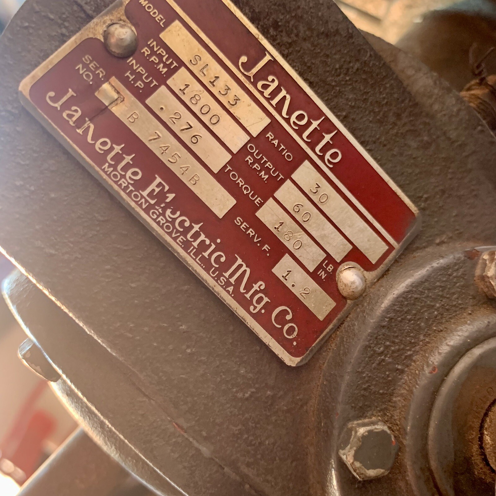 2 Vintage Motor Combo – Montgomery Ward ProCraft 1/4 HP + Janette Electric SL133