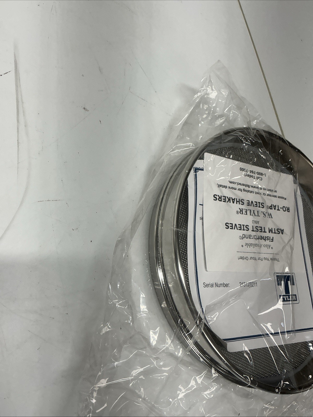 Fisherbrand Test Sieve 8”-HH-SS-SS-US-#20 SIEVE V-757